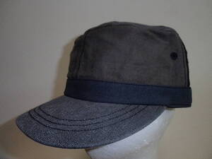 Grace＊BALLAD　CAP＊パッチワーク＊ワークキャップ[BK]手洗い可能