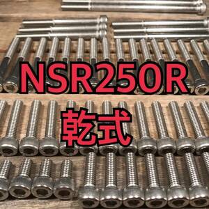 ステンレス製 NSR250R 乾式 MC21 MC28 左右エンジンカバーボルト 合計23本