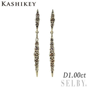 カシケイ K18BG ブラウンダイヤモンド ピアス 1.00ct ネイキッド 出品2週目 SELBY