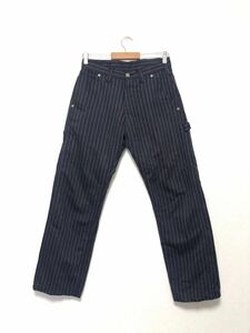  KOJIMA GENES 児島 デニム パンツ ジーンズ W30 Made in Japan 日本製 ストライプ ペインターパンツ