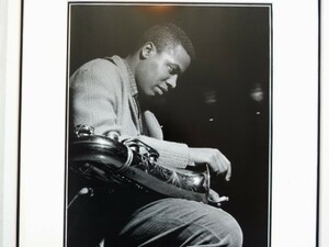ウェイン・ショーター/The Big Beat.Art Blakey album Recording Session Photo.1960/アートピクチャー額装品/Wayne Shorter/Jazz Bar Art