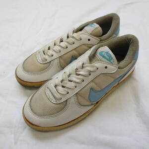 ○　ナイキ　NIKE　1985年製　tennis　UNC　ノースカロライナブルー　テニスシューズ　スニーカー　レアモデル　観賞用　本物　23cm