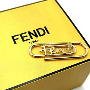 【1000円スタート】FENDI　フェンディ　マネークリップ　4517　ゴールド　ブランド　小物　アクセサリー　メンズ　レディース　11E-007