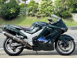 カワサキ　ZＺ－R１１００　ヨーロッパ仕様　フルパワー１４７馬力　バーハンドル　チタンマフラー　ＺX－１１　Ｎｉｎｊａ