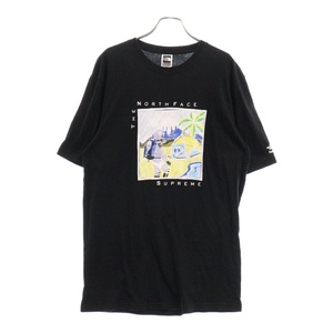 SUPREME シュプリーム 22SS ×THE NORTH FACE Sketch S/S TEE ノースフェイス スケッチ プリント 半袖Tシャツ NT02203I