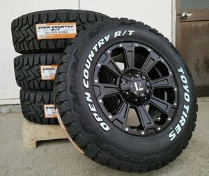 新品 デリカD5 デリカ D5 16インチ タイヤホイール 4本セット トーヨー オープンカントリー RT ホワイトレター 225/70R16 LEXXEL DeathRock