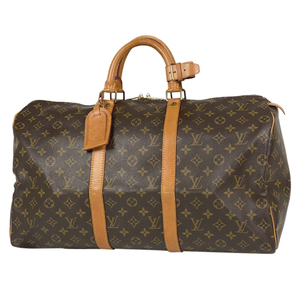 ルイ・ヴィトン Louis Vuitton キーポル 50 ハンドバッグ 旅行 出張 ボストンバッグ モノグラム ブラウン M41426 レディース 【中古】