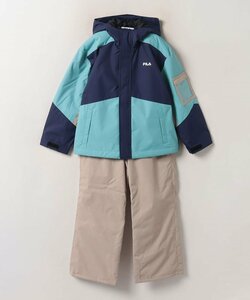 1557937-FILA/ジュニア スキーウェア 上下セット セットアップ スノースーツ 子供用 サイズ調整機能付き