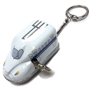 S ★三幸製作所 Tin Toy KeyHolder Wind-Up N700型新幹線 ブリキゼンマイ駆動キーホルダーN700型★PSTT004-4