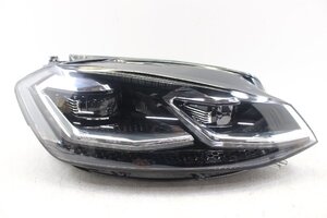 美品/破損無　VW　ゴルフ7　5G　ヘッドライト　右　右側　LED　5G2 941 082 　5G2941082　1ZX 013.066.28　S08　340421