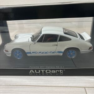 1/18 AUTOart オートアート PORSCHE ポルシェ 911 カレラ RS 2.7 1973 Carrera RS ブルーストライブ #未展示保管品