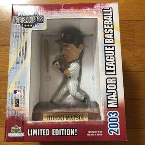 松井秀喜　2003MLB ニューヨークヤンキース フィギュア　5000体限定　シリアルNo.入り