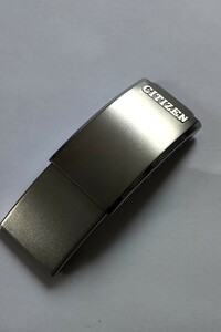 シチズン CITIZEN 純正クラスプ 美品 エクステンション付き 70年代 ブレスのレストア用に 美錠 つや消し 15mm 日本製