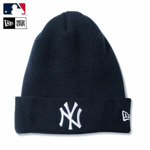 【美品】 21AW 22 FCRB f.c real bristol エフシーレアルブリストル SOPHNET NEW ERA MLB TOUR TEAM CUFF KNIT ニット帽 ヤンキース