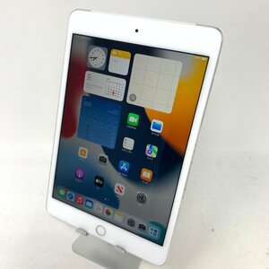 【ジャンク】iPad mini4 Wi-Fi+cellular/128GB/Silver/100%/35912