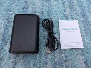 0610u1912　Anker PowerCore 10000 (10000mAh 大容量 モバイルバッテリー)【PSE技術基準適合/PowerIQ搭載】 iPhone&Android対応 (ブラック)