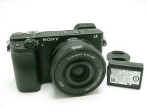 ★ハローカメラ★1円スタート★4747 SONY α6400 16-50ｍｍ 4K [2420万画素] ●【本体とバッテリーのみ】難有り動作品 現状　即決あり