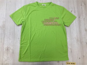 タグなし新品！OAKSLEAF メンズ レディース はなももマラソン 半袖Tシャツ L 黄緑