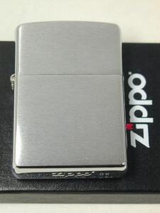 Zippo ブラッシュ・銀色サテン・プレーン（無地）#200定番クロム