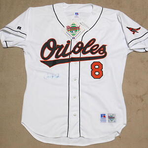 リプケン サイン 1995 連続試合出場記念 オリオールズ ジャージ ユニフォーム Russell Jersey MLB メジャーリーグ ORIOLES ラッセル