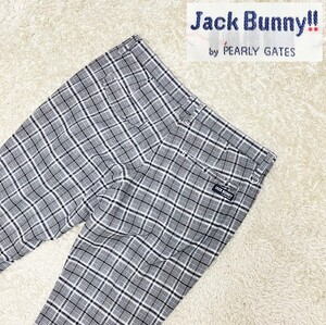 【大きいサイズ6(LL)★】美品 Jack Bunny!! チェック柄ストレッチトラウザーパンツ◆ジャックバニー (10)