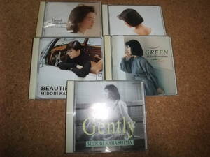 [CD] 辛島美登里 初期 1st-5th アルバム セット 5枚 盤面キズ少なめですが Gently Good Afternoon GREEN Birthday BEAUTIFUL