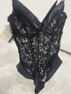 未使用タグ付！La Perla イタリア製 総レース ボディースーツサイズ1