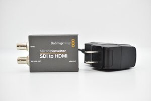 【管理番号：9153】【美品】Blackmagic Design ブラックマジックデザイン マイクロコンバーター　SDI to HDMI ①