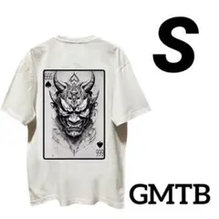 新品 GMTB Tシャツ 白 悪魔 トランプ S