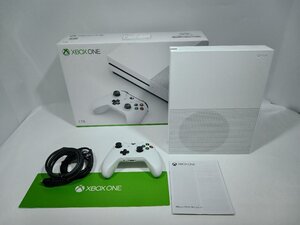 【簡易動作確認済】 マイクロソフトXbox One S 1TB 本体 ホワイト 完品 [11-3] No.5671