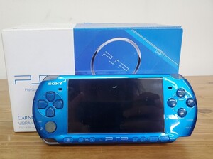 【T6】 ジャンク　PSP-3000 SONY プレイステーションポータブル VIBRANT BLUE ソニー