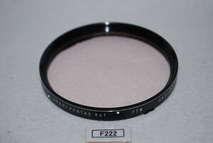 F222_77mm 1枚 ASAHI PENTAX 6x7 SKYLIGHT 中古実用フィルター