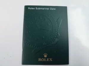 ROLEX ロレックス サブマリーナデイト冊子 2011 英語版 未使用長期保管品 送料別 116610LN 116610LVなど 付属品 説明書 英語表記