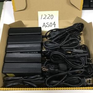 （1220AS04）送料無料/中古/TOSHIBA 東芝 トウシバ/PA3467U-ACA/19V/3.42A/純正 ACアダプタ 5個セット