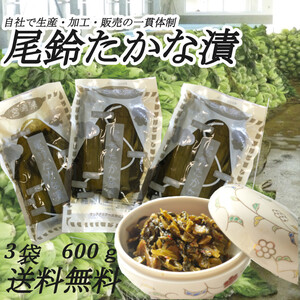 尾鈴高菜漬　200g×３パック 宮崎県 生産・加工・販売 古漬け たかな漬け ご飯のお供 チャーハン おにぎり 油炒め トッピング送料無料