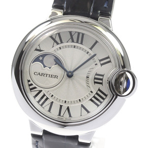 カルティエ CARTIER WSBB0020 バロンブルー ドゥ カルティエ ムーンフェイズ 自動巻き メンズ 良品 _816859