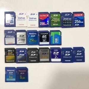 フォーマット済み SDカード まとめ256MBから32GB 写真や動画に 東芝 サンディスクなど SDHC