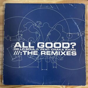 DE LA SOUL/feat.CHAKA KHAN/ALL GOOD? THE REMIXES/レコード/中古/DJ/club/hiphop/R&B