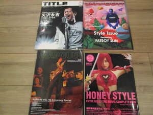 ★☆本/雑誌/ＭＡＲＱＵＥＥ　/ＢＡＲＦＯＵＴ！　/ＴＩＴLe/ HONEY STYLE ４冊セット☆★