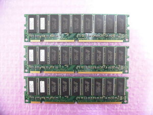 HITACHI HB52E169EN-B6F SDRAM PC100 (CL3) ECC 128MB x3 (Total 384MB) 中古正常品