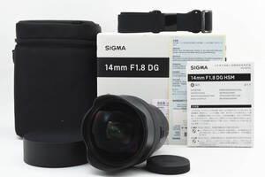 ★極上美品★ シグマ SIGMA 14mm F1.8 DG HSM SONY Eマウント #2809