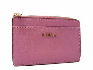 ■美品■ FURLA フルラ レザー コインパース コインケース 財布 ウォレット 小銭入れ カードケース カード入れ ピンク系 DG1574