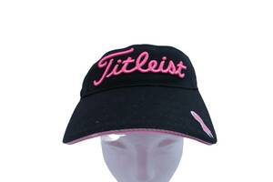 【美品】Titleist(タイトリスト) サンバイザー 黒 レディース ゴルフ用品 2406-0038 中古