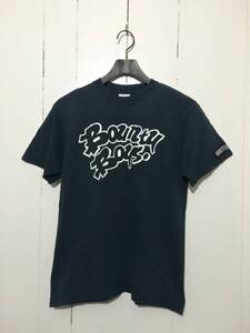 希少 USA製☆BOUNTY HUNTER S 半袖Tシャツ 紺 ネイビー anvilボディー バウンティーハンター グラフィック 初期