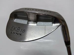 ★【単品ウェッジ】LYNX リンクス EKB 58 バンカー専用ウェッジ マーク金井 メンズ右