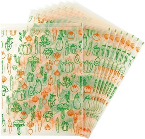 米ぬかの力 鮮度保持袋 8枚入（コジット）保存袋 ジップバッグ 野菜 米ぬか 鮮度長持ち 鮮度保持