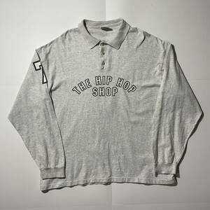 90s MAURICE MALONE L/S ポロシャツ HIPHOP RAP ヴィンテージ USA製