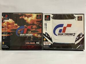 帯付き PS グランツーリスモ 1 2 GT1 GT2 プレイステーションソフト プレステ PS1 2点セット