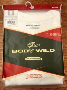 即決★Lサイズ★新品タグ付 GUNZE グンゼ BODY WILD★紳士 メンズ 半袖丸首 Tシャツ★アウターTクルーネックTシャツ/4★￥1430