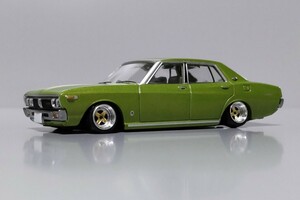 絶版 廃盤 希少 レア 1/64 リミテッド 日産 ローレル 2000 SGL 改 130 セダン 深リム SSR シャコタン カスタム 改造 グラチャン ブタケツ